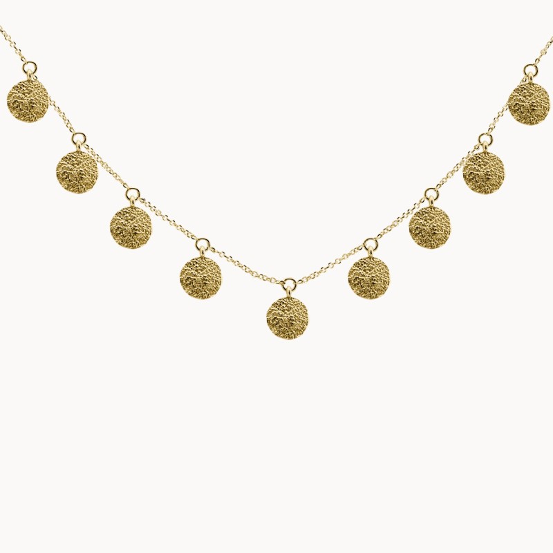 Χρυσό κολιέ με φλουριά Χρυσό κολιέ με φλουριά